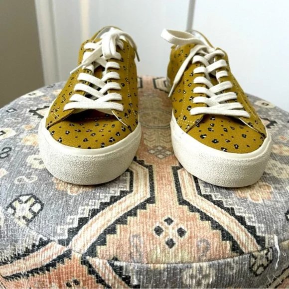 NWOT Madewell Sidewalk Low Top Sneakers in Mini Leopard - Picture 4 of 8